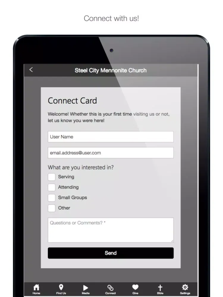 Steel City Mennonite iPad  Screenshots