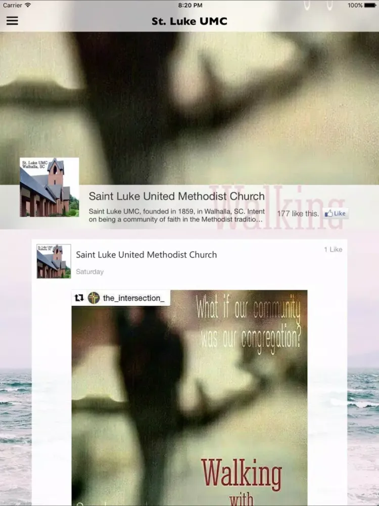 Скриншоты St. Luke UMC iPad 