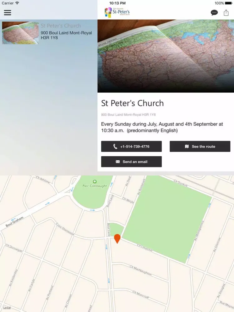 Screenshot di St Peter's TMR iPad 