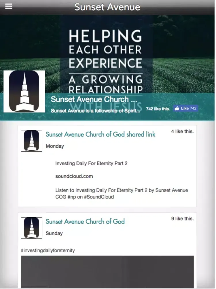 Capturas de pantalla de Sunset Avenue COG Asheboro NC iPad 