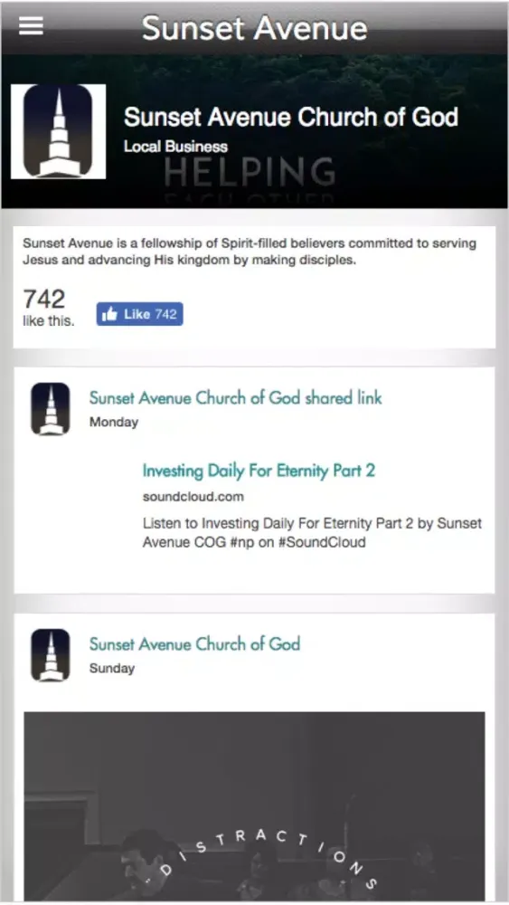 Capturas de pantalla de Sunset Avenue COG Asheboro NC