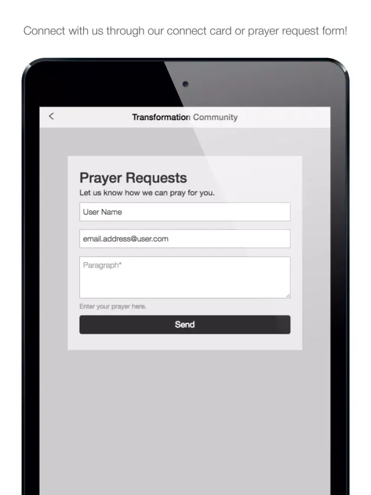 Transformation Community UMC iPad 应用截图