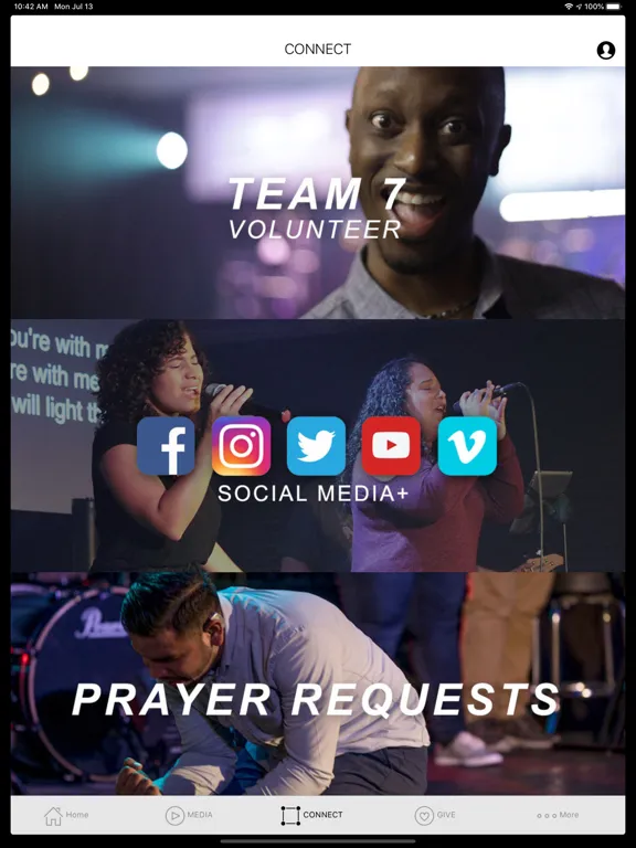Capturas de pantalla de TDP Church iPad 