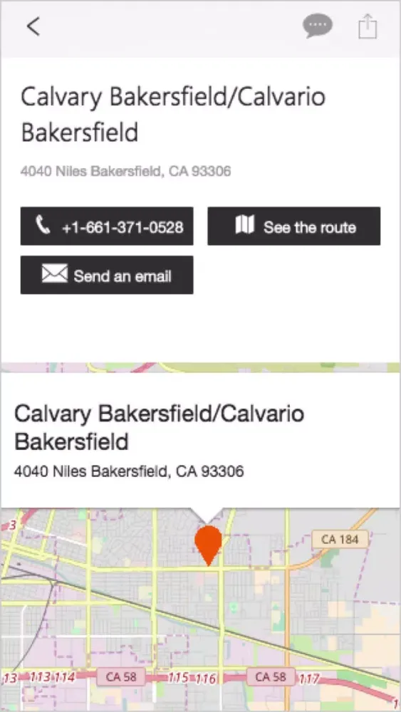 Tangkapan layar Calvary Bakersfield