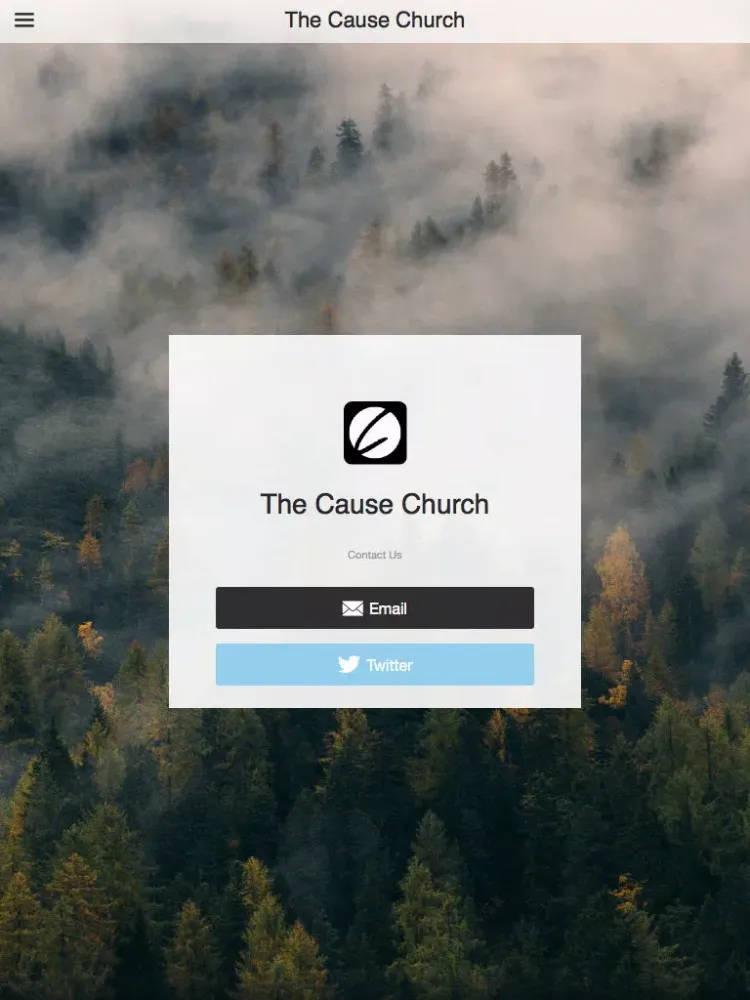 Captures d'écran de The Cause Church- ID iPad 