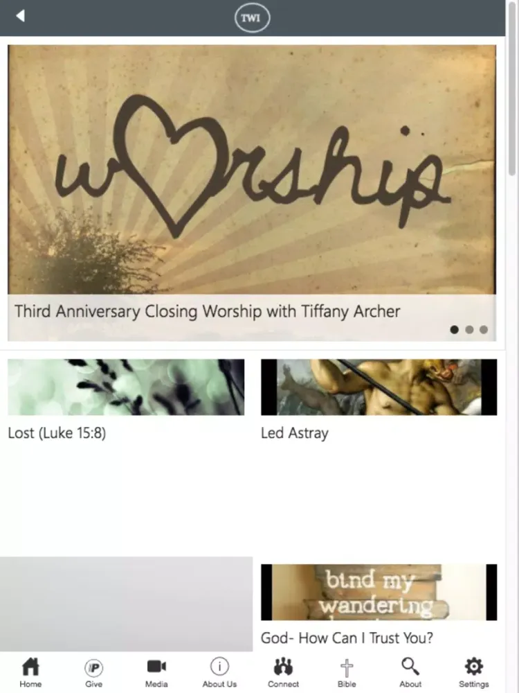 The Word Inc Church iPad  سکرین شاٹس