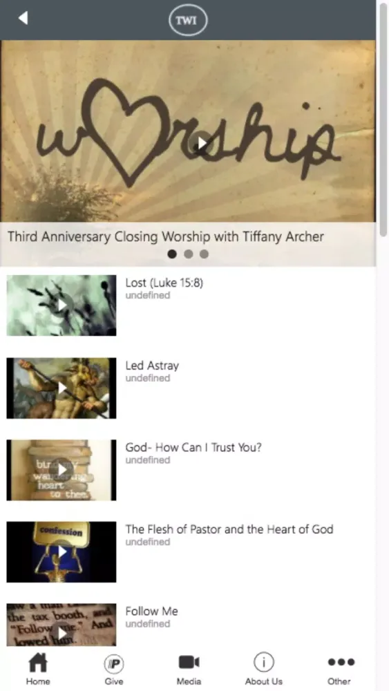 The Word Inc Church سکرین شاٹس