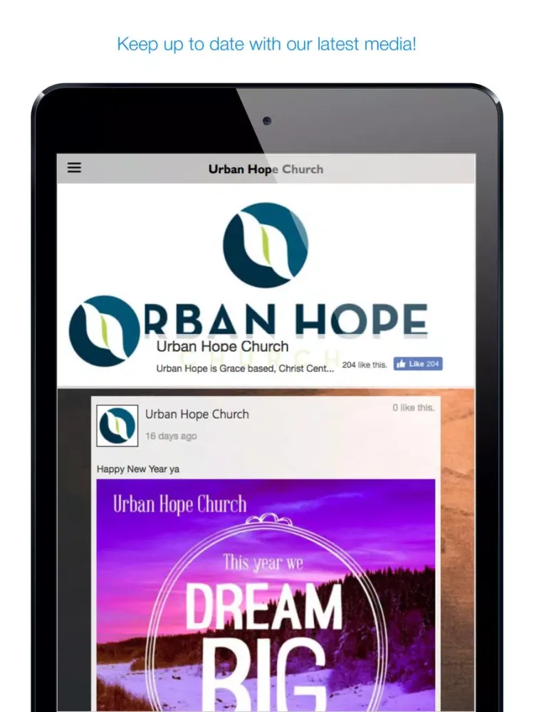 ภาพหน้าจอของ Urban Hope iPad 
