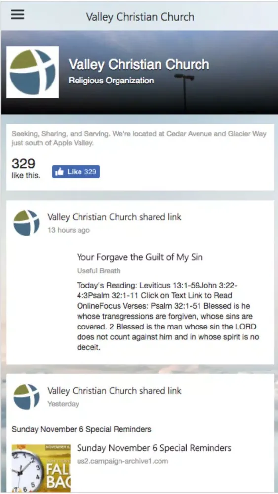 Valley Christian Church MN应用截图