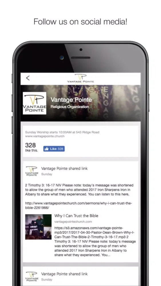Vantage Pointe Church スクリーンショット