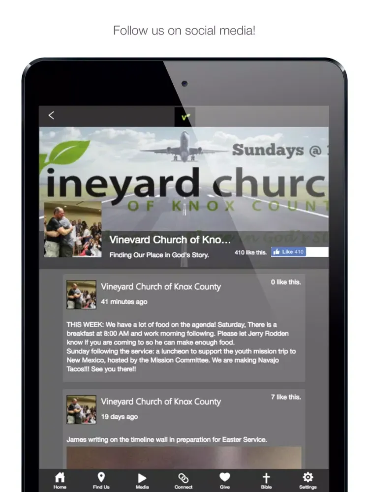 صور Vineyard Church of Knox County iPad 