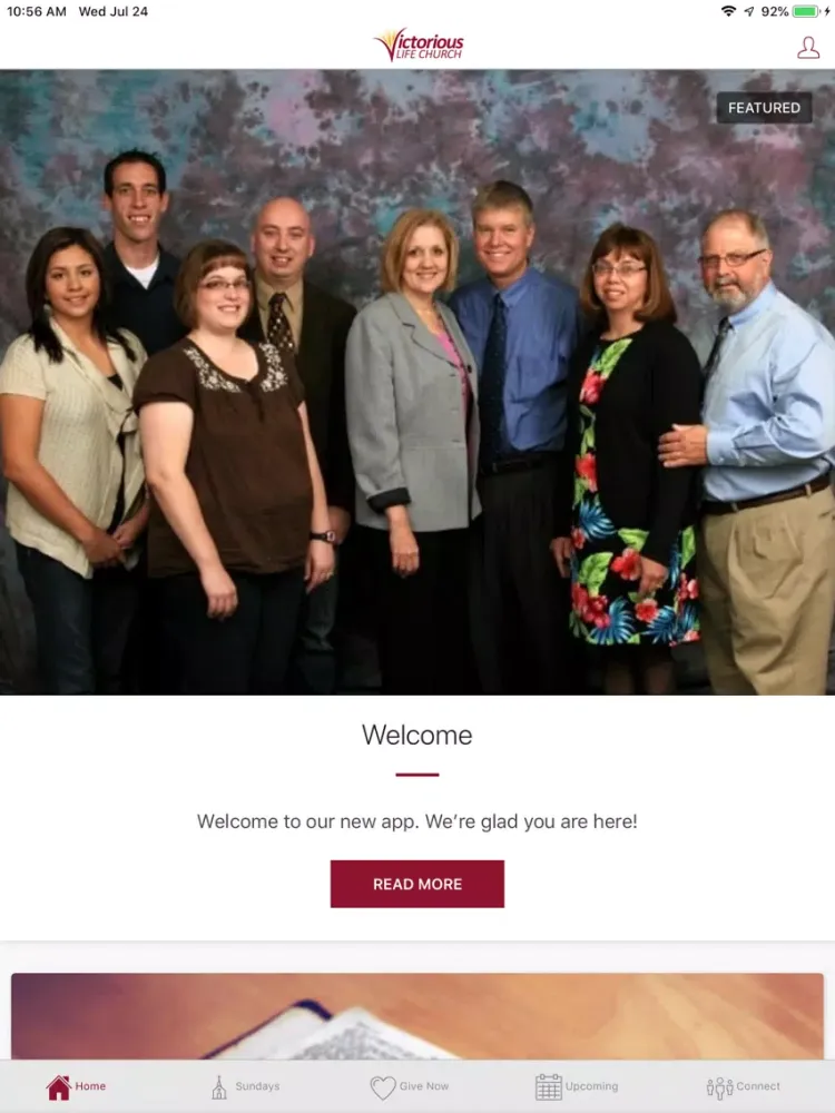 Victorious Life Church iPad  스크린샷