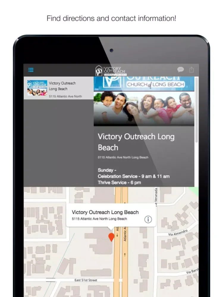 Скриншоты Victory Outreach Long Beach iPad 