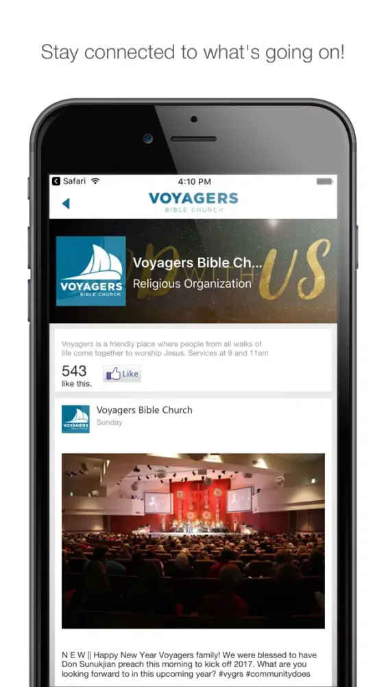 Voyagers Bible Church Screenshots