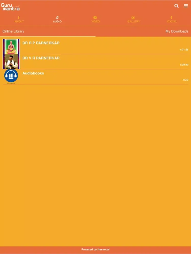 Zrzuty ekranu Gurumantra iMedia iPad 