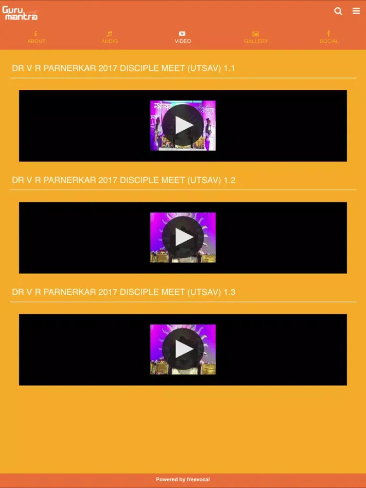 Zrzuty ekranu Gurumantra iMedia iPad 