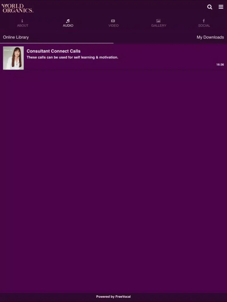 Screenshot di World Organics iPad 