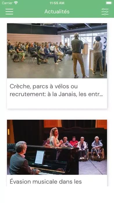 Tangkapan skrin Ici Rennes, Ville et Métropole