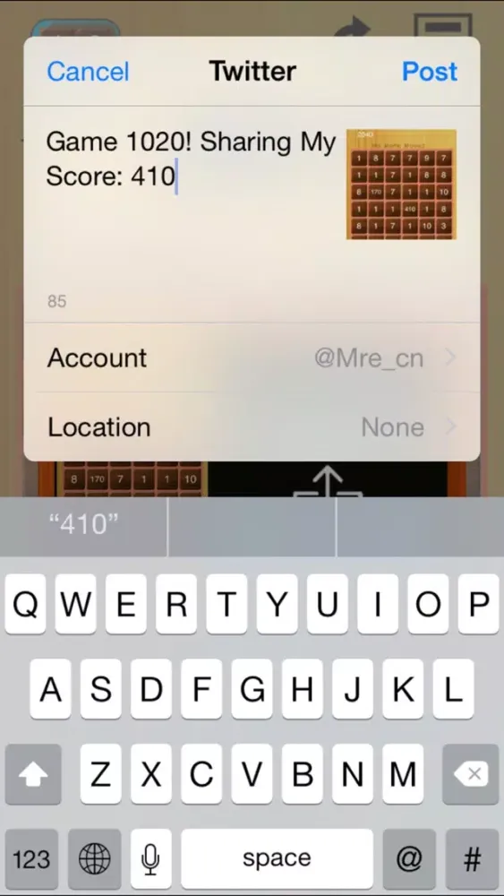 1020 - add to multiple of ten. merge number puzzel應用截圖
