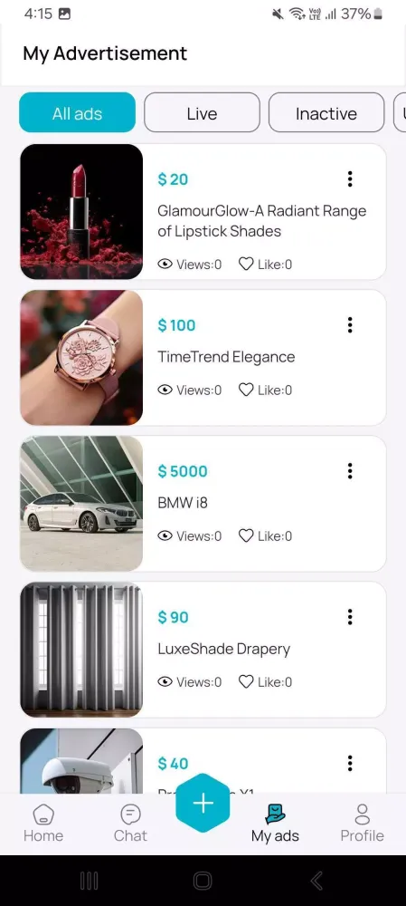 Tangkapan skrin eClassify App