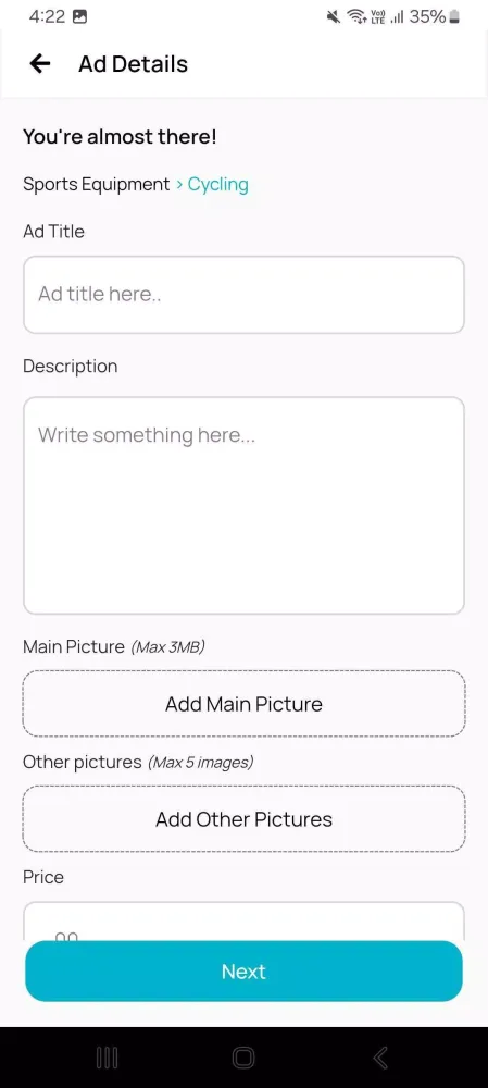 Tangkapan skrin eClassify App