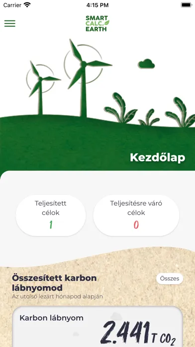 Tangkapan layar SmartCalc.Earth