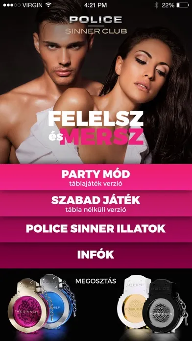 Tangkapan skrin POLICE Sinner Club
