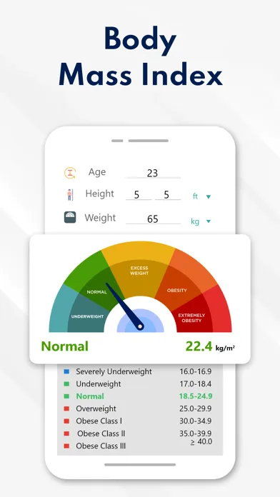 صور BMI, BMR & Body Fat Calculator