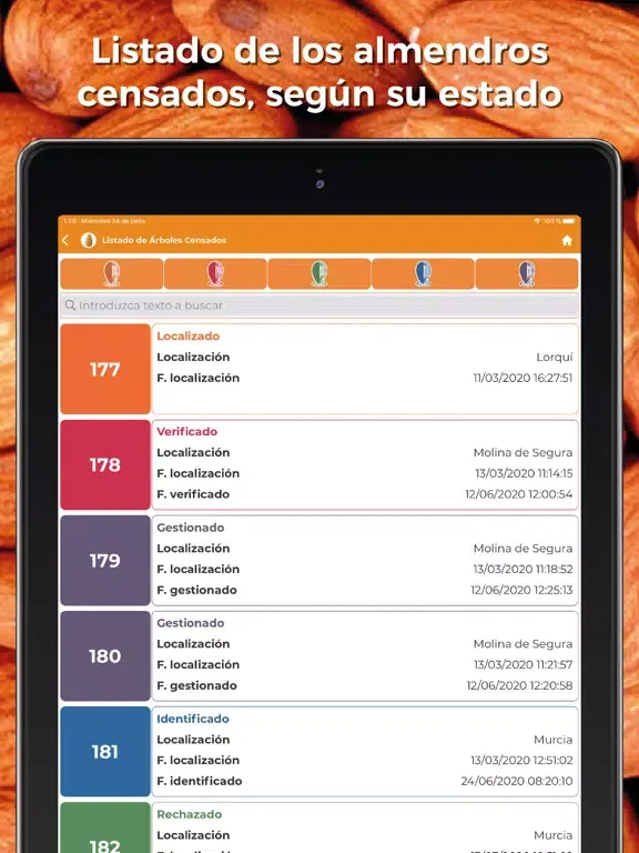 تصاویر Censo Almendro Amargo iPad 