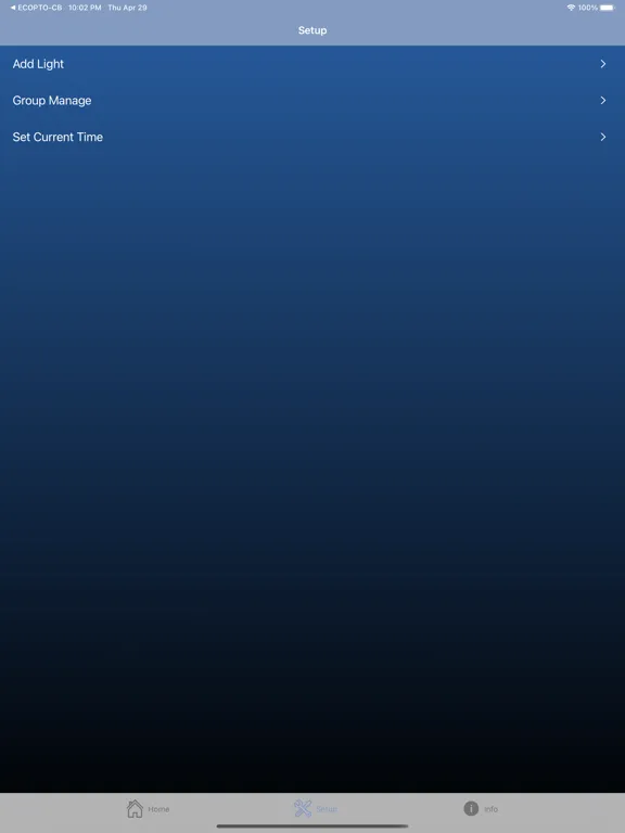 ECOPTO-VW iPad  Ekran Görüntüleri