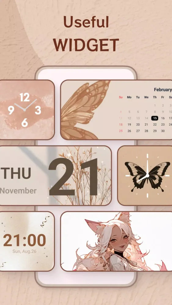 Tangkapan skrin Theme, Widget & Icon changer