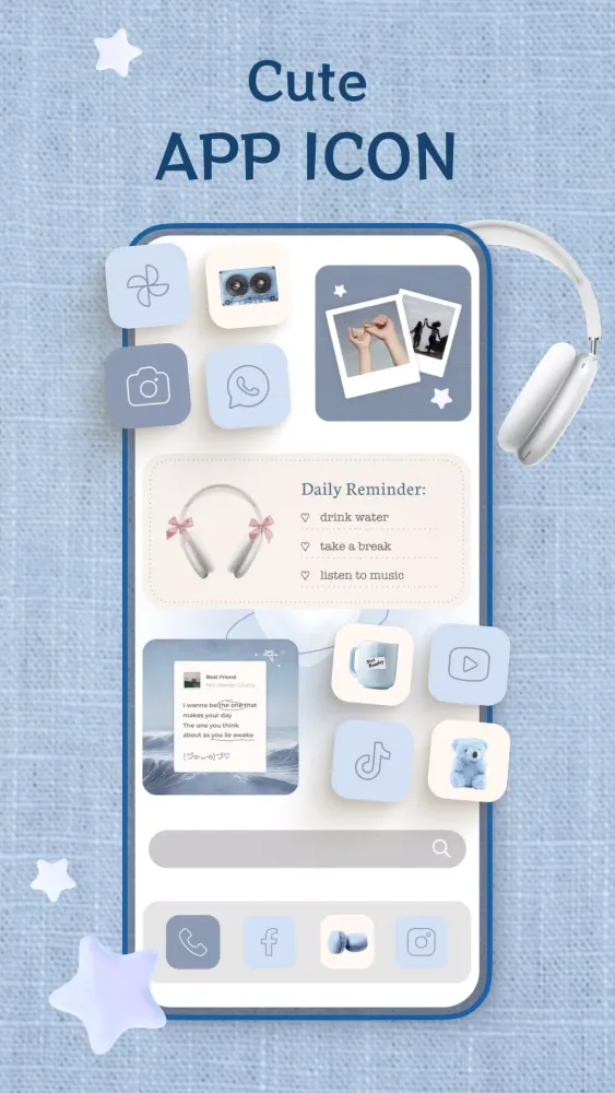 Tangkapan skrin Theme, Widget & Icon changer