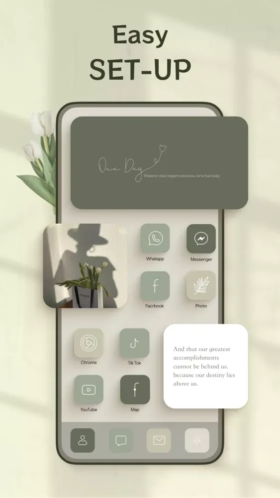 Tangkapan skrin Theme, Widget & Icon changer