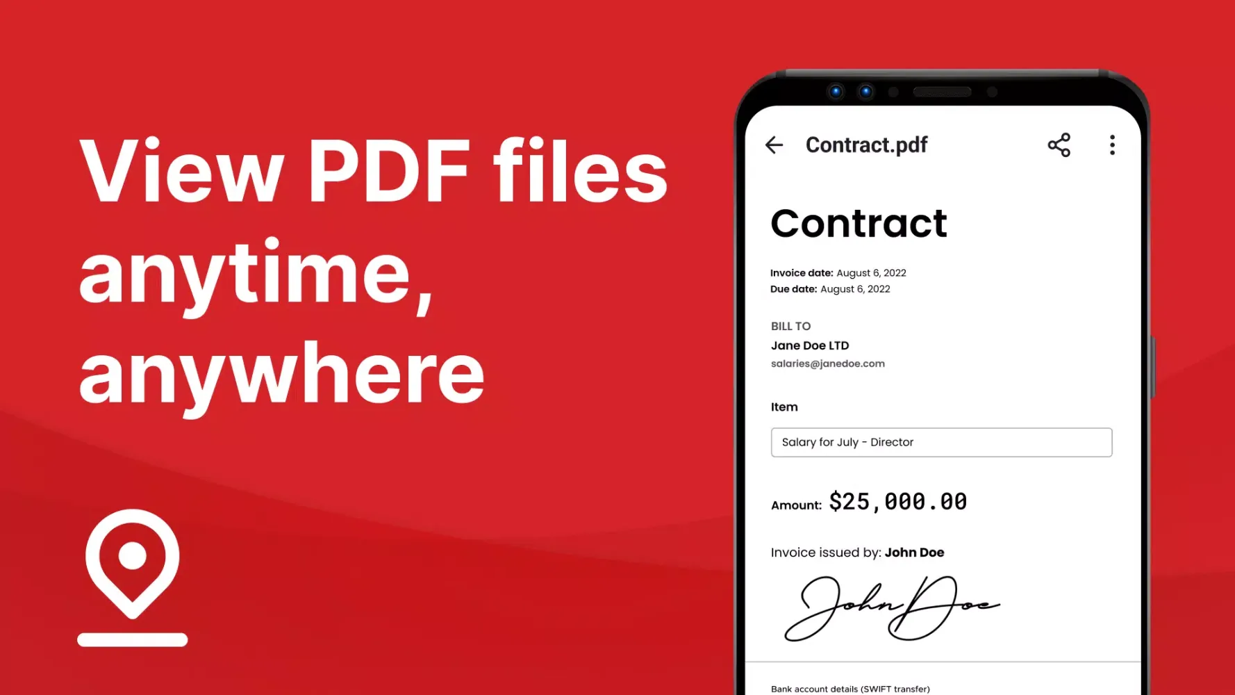 Captures d'écran de PDF Reader