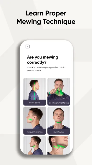 Capturas de pantalla de MewingCoach