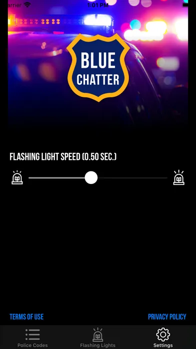 Capturas de tela do Blue Chatter Police Sirens