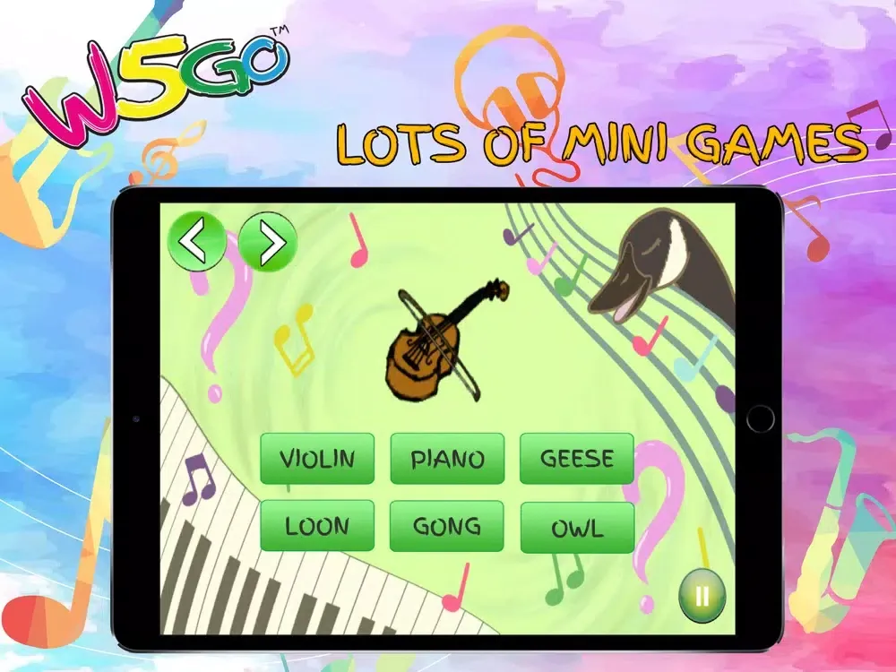 W5Go Music iPad  Screenshots