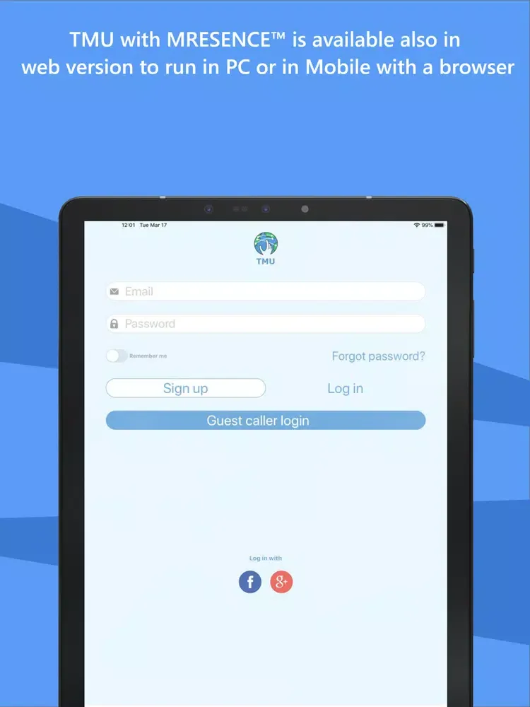 TMU - Teleconferencing Suite iPad 应用截图