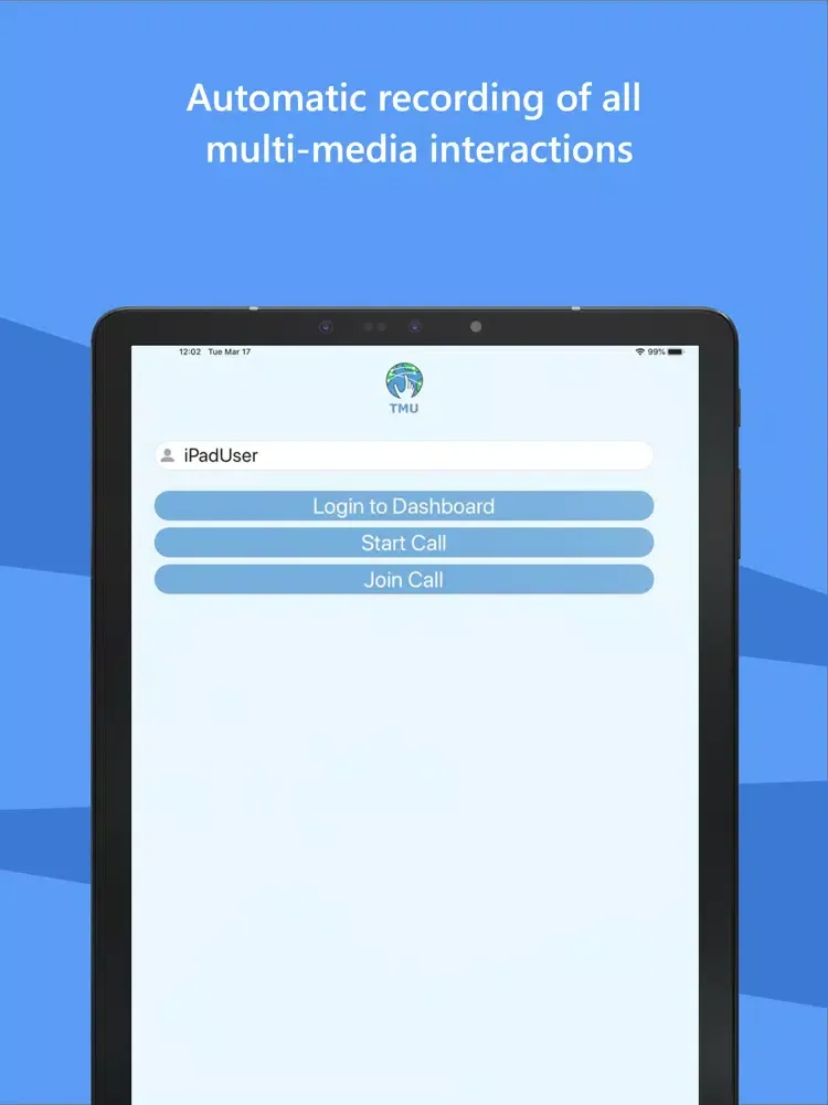 TMU - Teleconferencing Suite iPad 应用截图
