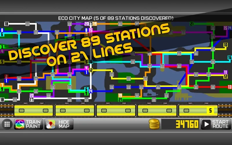 Скриншоты Subway Train Simulator 2D