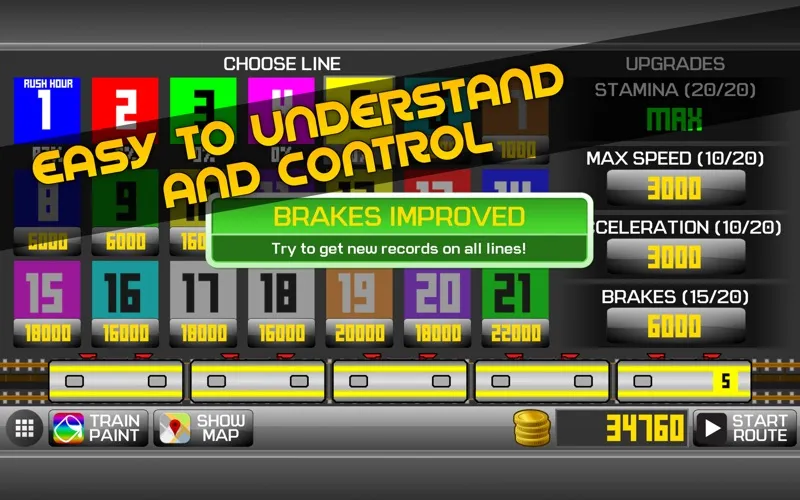 Скриншоты Subway Train Simulator 2D