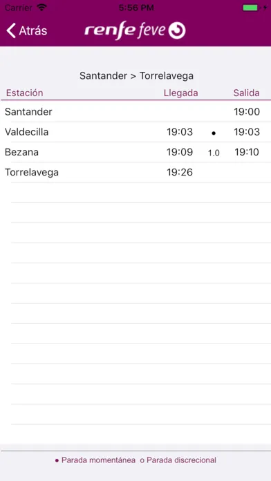 تصاویر Horarios Renfe Feve