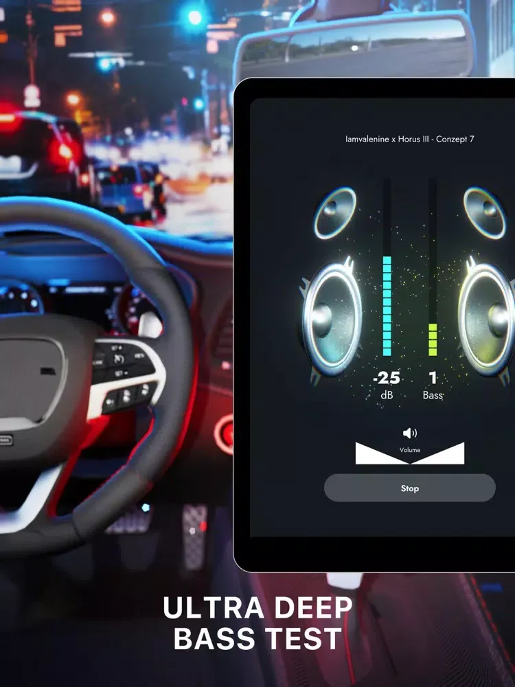 Bass Meter - Car Stereo Tester iPad  স্ক্রিনশট