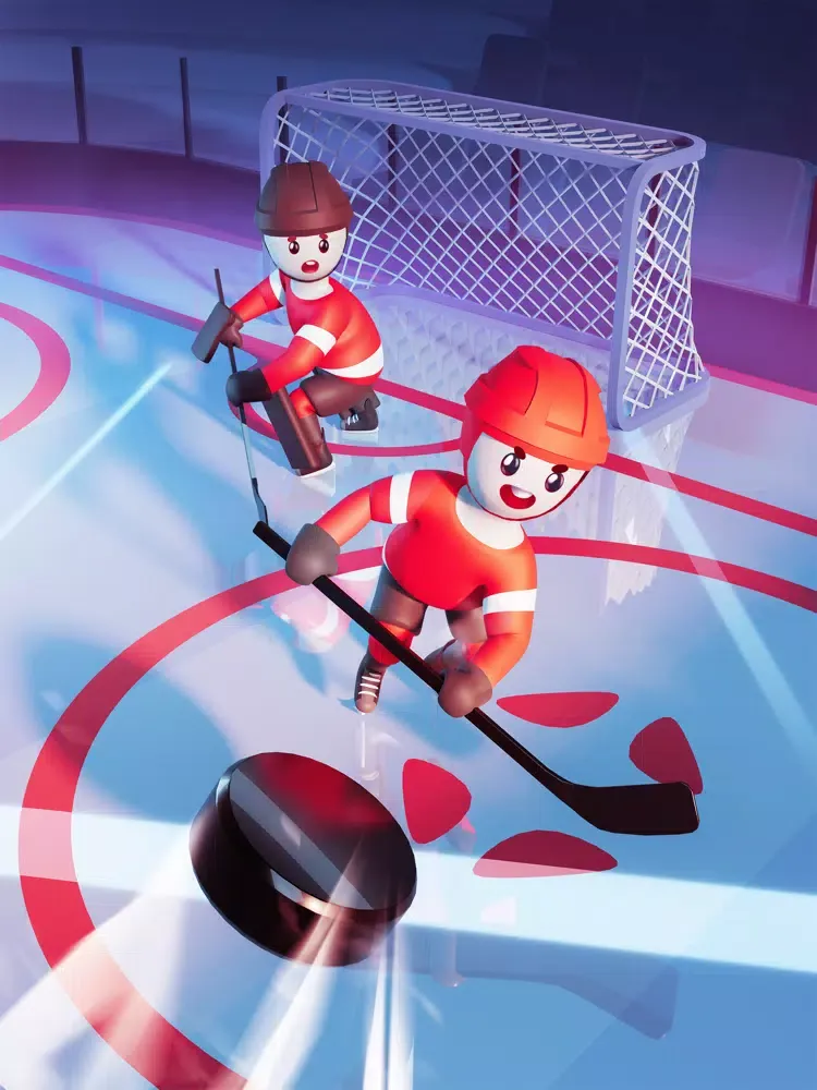 Hockey Clash - Brutal Goalie iPad  Ekran Görüntüleri