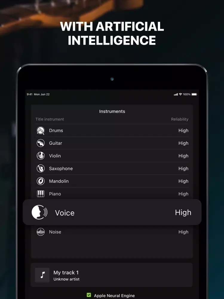Musical Instruments Identifier iPad  Screenshots
