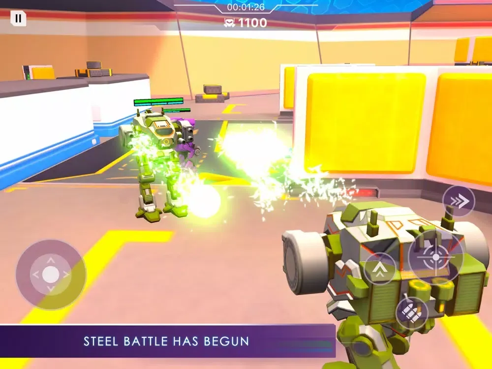 ภาพหน้าจอของ Mech Fighters - Fight Arena iPad 