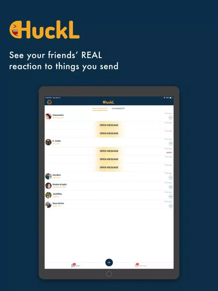 Chuckl iPad  Screenshots