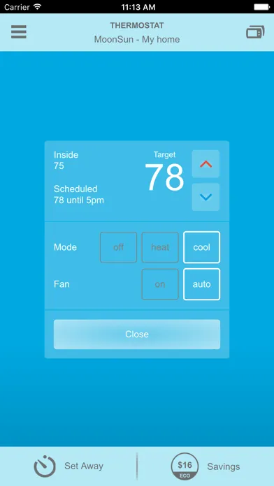 Smart Thermostat by NV Energy سکرین شاٹس
