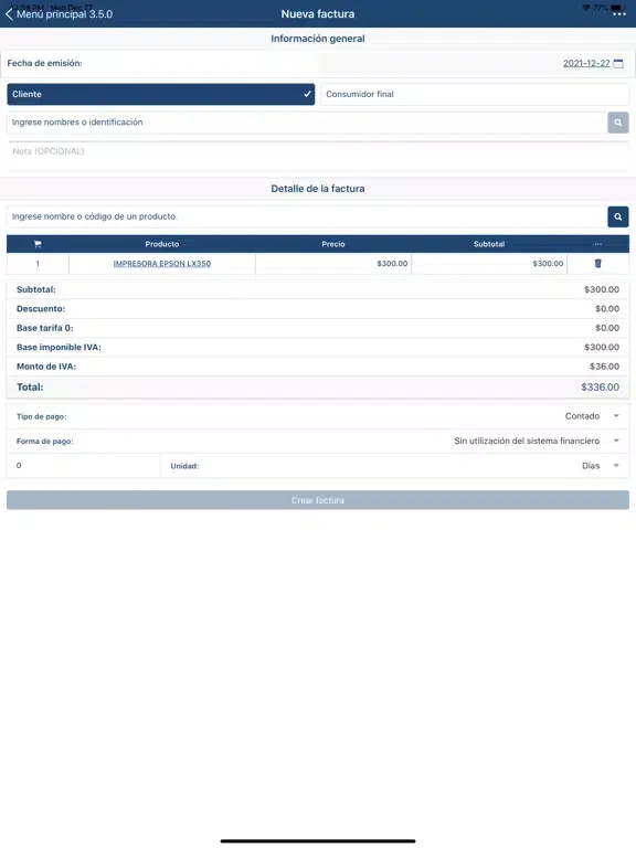Screenshot di Rapifac iPad 