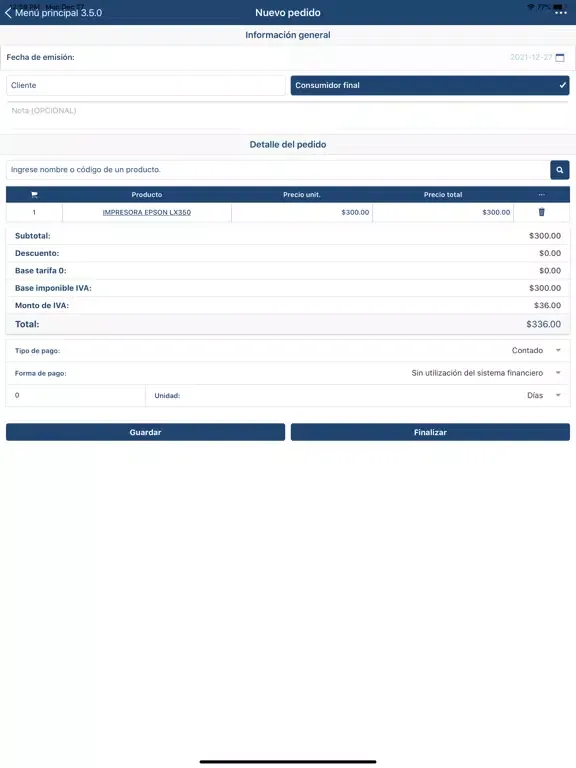 Screenshot di Rapifac iPad 